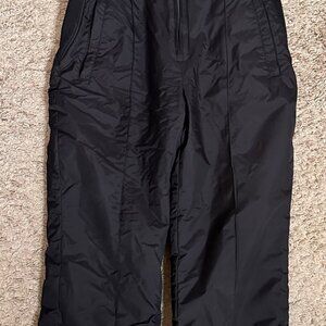 UNISEX SPORT ESSENTIALS SNOW SKI BLACK BIB OVERALLS INSULATED SUIT SIZE M